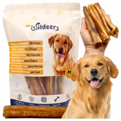 Wildeers Penis wołowy Bully Stick Premium M, 15 cm, 3 szt.
