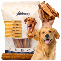 Wildeers Penis wołowy Bully Stick Premium M, 15 cm, 5 szt.
