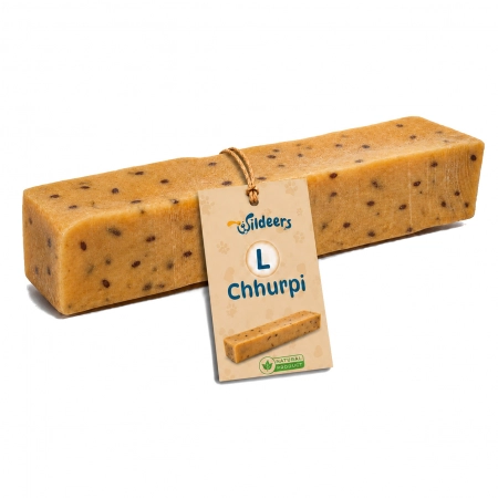 Ser Himalajski Chhurpi L, 13-16 cm, z siemieniem lnianym, 1 szt.