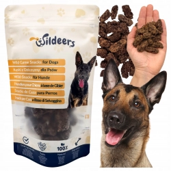 Wildeers Mięsne Kąski z Porożem, Dziczyzna, Doypack 100 g