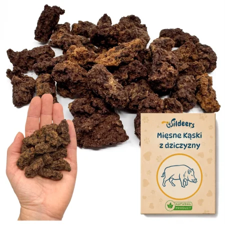 Wildeers Mięsne Kąski z Porożem, Dziczyzna, Doypack 100 g